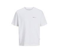 Jack & Jones Jorvarenna Painted Back Tee SS Crew Neck, Bright White, M