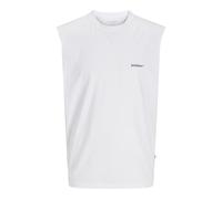 JACK & JONES Men's Jorvarenna Sleeveless Tee Ss Crew Neck, Bright White, L
