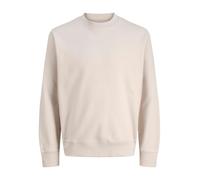 JACK & JONES Jprblachad Branding Sweat Crew Neck Ln, Silver Lining, M