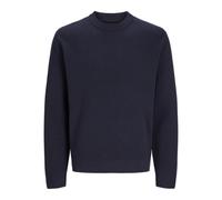 JACK & JONES Men's Jprblamilano Stitch Knit Crew Neck Jumper, Night Sky, L