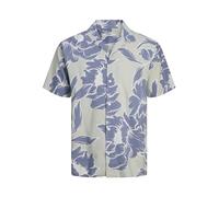 JACK & JONES Men's Jprblapalma Resort Shirt S/S Sn, Green Tint/fit: Relaxed fit, M