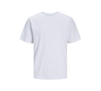 JACK & JONES Men's Jprblaspencer Ss Tee T-Shirt, White, L