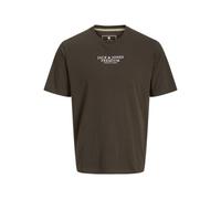 JACK & JONES Jprbluarchie SS Tee Crew Neck Noos, Black Olive, S