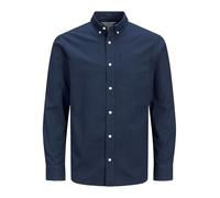 JACK & JONES Jprblubrook Oxford Shirt L/S Noos Pls - Plus Size, Blazer Navy, 5XL
