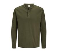 Jack & Jones Jprblutyrell Long Sleeve Henley Buttoned Tee