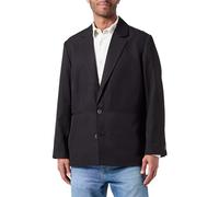 JACK & JONES Men's Jprcarter Blazer Suit Jacket, Black Onyx/Fit: Relaxed fit, 40R