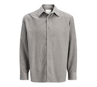 JACK & JONES Jprccascot Corduroy L/S Shirt, Gray Flannel, M