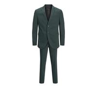 Jack & Jones JPRFRANCO Super Slim Fit Single Breasted Blazer and Tailored Trousers, Darkest Spruce, 52