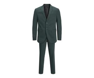 Jack & Jones JPRFRANCO Super Slim Fit Single Breasted Blazer and Tailored Trousers, Darkest Spruce, 52