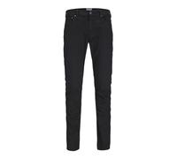 JACK & JONES Men's Jpstglenn Jjblaine Icon Sn Fabric Trousers, Black, 27 W/30 L