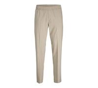 JACK & JONES Men's Jpstkane Jjedwin Jogger Noos Fabric Trousers, Beige, XS
