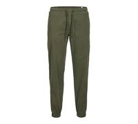 Jack & Jones Men's Relaxed Kane Troy Cuffed Joggers, Green