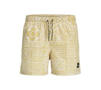 JACK & JONES Men's Jpstmaui Jjswim AOP Tiles AKM, Moonstone, XL