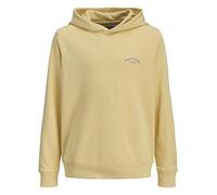 Jack & Jones Junior Boys College Logo Hoodie, Sunlight, Size 8 Years Unlight