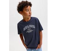 Jack & Jones Junior Boys Denver Logo Short Sleeve Tshirt, Navy Blazer, Size 16 Years Navy Blazer