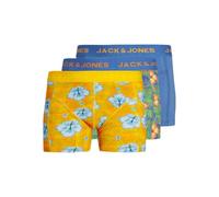 JACK&JONES JUNIOR Boy's JACHAWAII Trunks 3 Pack JNR Boxer Shorts, Palace Blue/Pack:High Visibility-Irish Green, 176