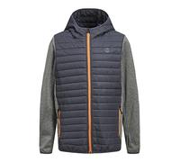JACK&JONES JUNIOR Boy's JJEMULTI Quilted Jacket NOOS JNR, Grey Melange/Detail:Set-in Sleeves, 128