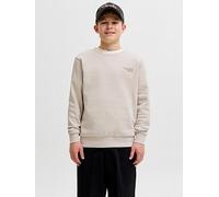Jack & Jones Junior Boys Roar Back Print Sweatshirt, Beige, Size 16 Years Beige