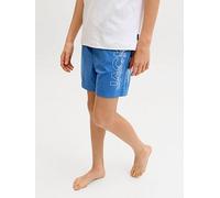 Jack & Jones Junior Boys Wave Logo Swim Shorts, Delft, Size Age: 14 Years Delft