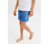 Jack & Jones Junior Boys Wave Logo Swim Shorts, Delft, Size Age: 16 Years Delft