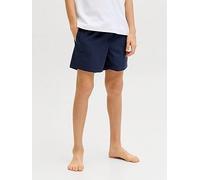 Jack & Jones Junior Boys Wave Logo Swim Shorts, Navy Blazer, Size Age: 12 Years Navy Blazer