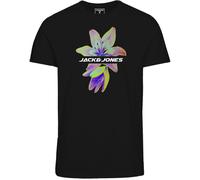 Jack & Jones junior Jcoflower Print T-Shirt S/S Crew Neck FST JNR T-Shirt black 12 Years