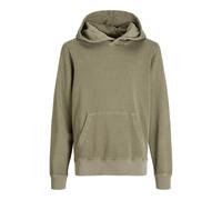 JACK & JONES Junior Jjecharge Faded Sweat Hood Sn Jnr, Silver Sage, 128