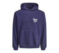 JACK & JONES Junior Jornorrebro Typo Back Sweat Hood Sn Jnr, Ocean Cavern, 152