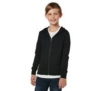 Jack & Jones Junior Men's JJEBASIC Sweat Zip Hood NOOS JR Cardigan Sweater, Black, 128/