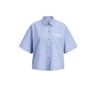 JACK & JONES Jxcaro Poplin SS Shirt WVN, Hydrangea, L