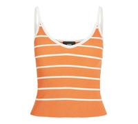 JJXX Women's Jxesther Tight Short Stripe Top Knit, Orange, S