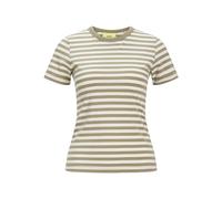 Jack & Jones JXGIGI Female T-Shirt, Aloe/Stripes: seedpearl, M
