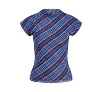 JACK & JONES Jxminna Mesh SS High Neck Top WVN, Blue Ice, M