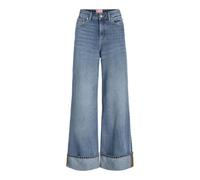 Jack & Jones Jxtokyo Wide Fold Hw Jeans R254 DNM Sn, Medium Blue (Medium Blue Denim), 29W x 30L