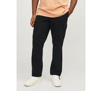 JACK & JONES Men's Jpstkane Jjbarkley Cargo Pant Noos Pls Trousers, Black, 44 W/30 L