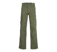 Jack & Jones Boys Jpstkane Jjharlow Noos Jnr Cargo Pants, Green, 146 UK