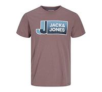 JACK & JONES Kids Boys T Shirt Designer Short Sleeve Crew Neck Tee Premium Quality Tee Top, Twiling Mauve Colour, UK Size 14 Years