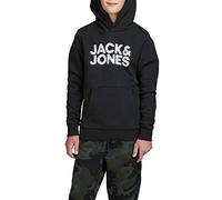 JACK & JONES Kids Play Logo Hood Black 10 Years