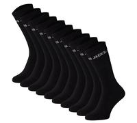 Jack & Jones Kids Tennis Socks, 10 Pack - Jacbasic Logo Tennis Socks, Cotton...
