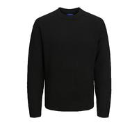 JACK & JONES Knitted Pullover Plain Knitted Pullover l, Black, L
