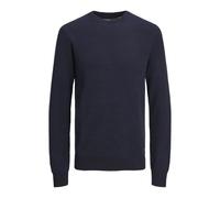 JACK & JONES Men's Jjeglobe Knit Crew Neck Noos Jumper, Indigo (Mood Indigo), L