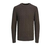 JACK & JONES Men's Jjeross Knit Crew Neck Sn Jumper, Mulch, M
