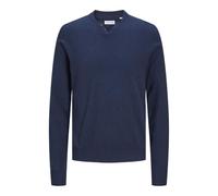 JACK & JONES Knitted Pullover Plain Knitted Pullover M, Navy Blazer, M