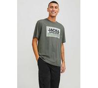 Jack & Jones Large Logo Print T-Shirt Green