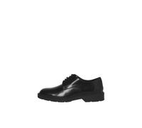 JACK & JONES Leather Dress Shoes Mens Brogues Anthracite 7 UK