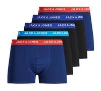 Jack & Jones Boxer Shorts Lee 5-Pack – Surf The Web Blue & Black – L