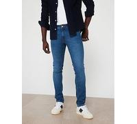 Jack & Jones Liam Skinny Fit Jeans, Blue Denim, Size 36, Length Regular, Men Blue Denim