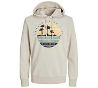 Jack & Jones Long Sleeve Hooded Sweatshirt White