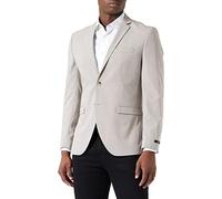 JACK & JONES Men's Jprsolaris Blazer Sn Jacket, White Pepper/Checks: Super Slim fit, 36R