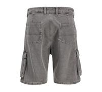 JACK & JONES Male Cargo Shorts Baggy Fit Cargo Shorts, Grey Denim, M